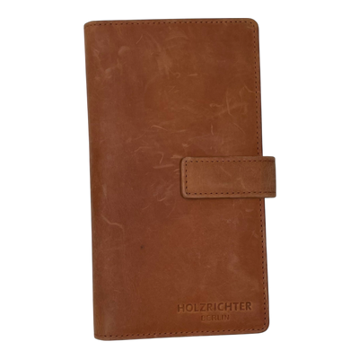 Holzrichter leather wallet, caramel