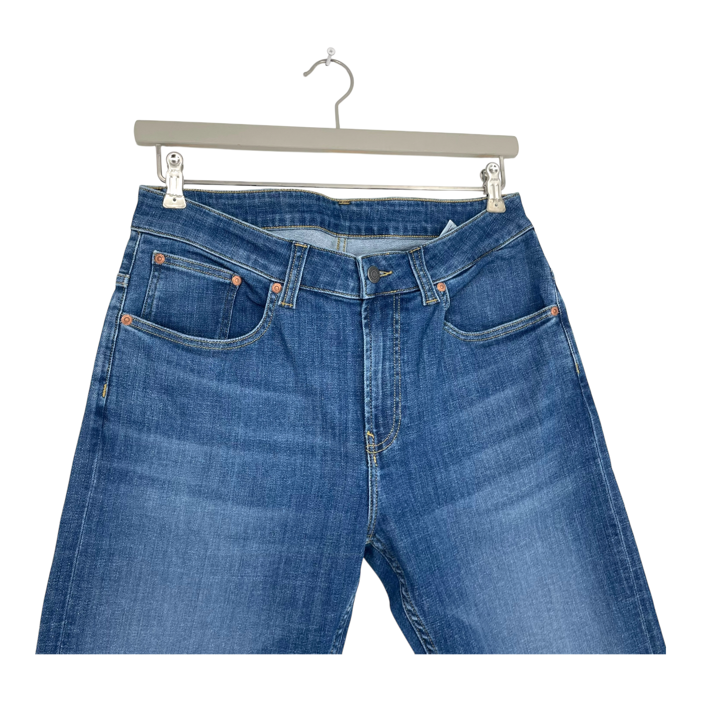 Mud Jeans Rick mid slim jeans, authentic indigo | man 32/32