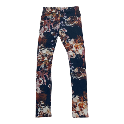 Kaiko leggings, cobalt rose | 122/128cm