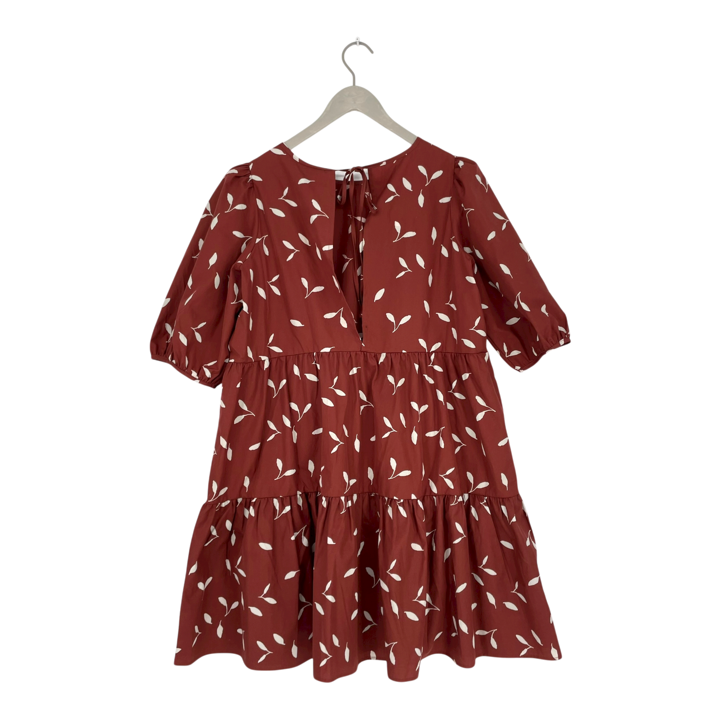 Kaiko tiered mini dress, mahogany wind | woman M