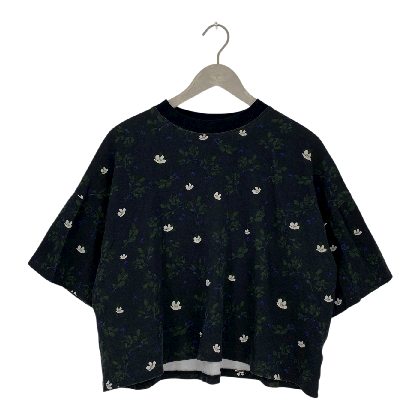 Riva Clothing cropped t-shirt, flowers | woman L