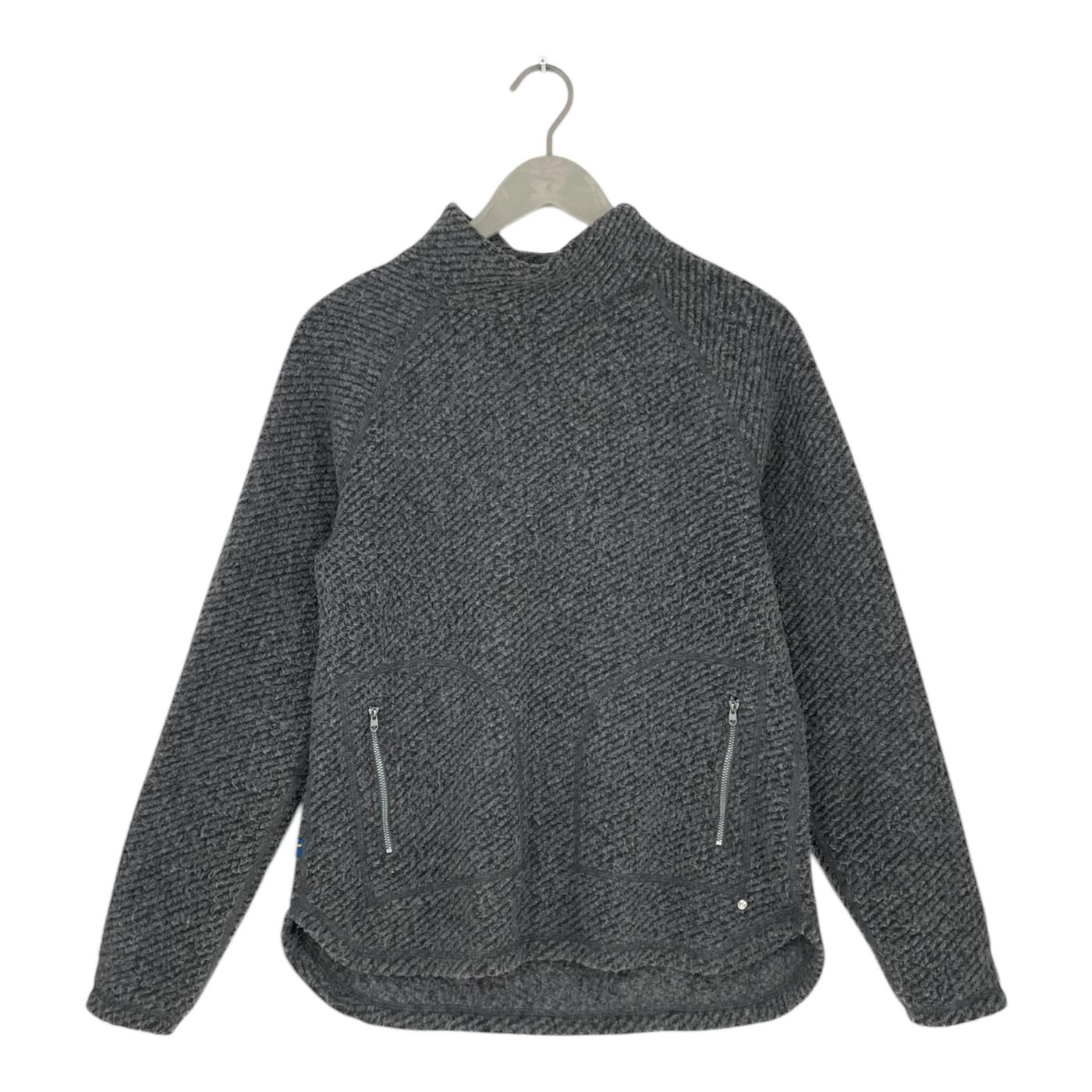 Varg abisko wool shirt, dark grey | woman M