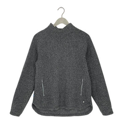 Varg abisko wool shirt, dark grey | woman M