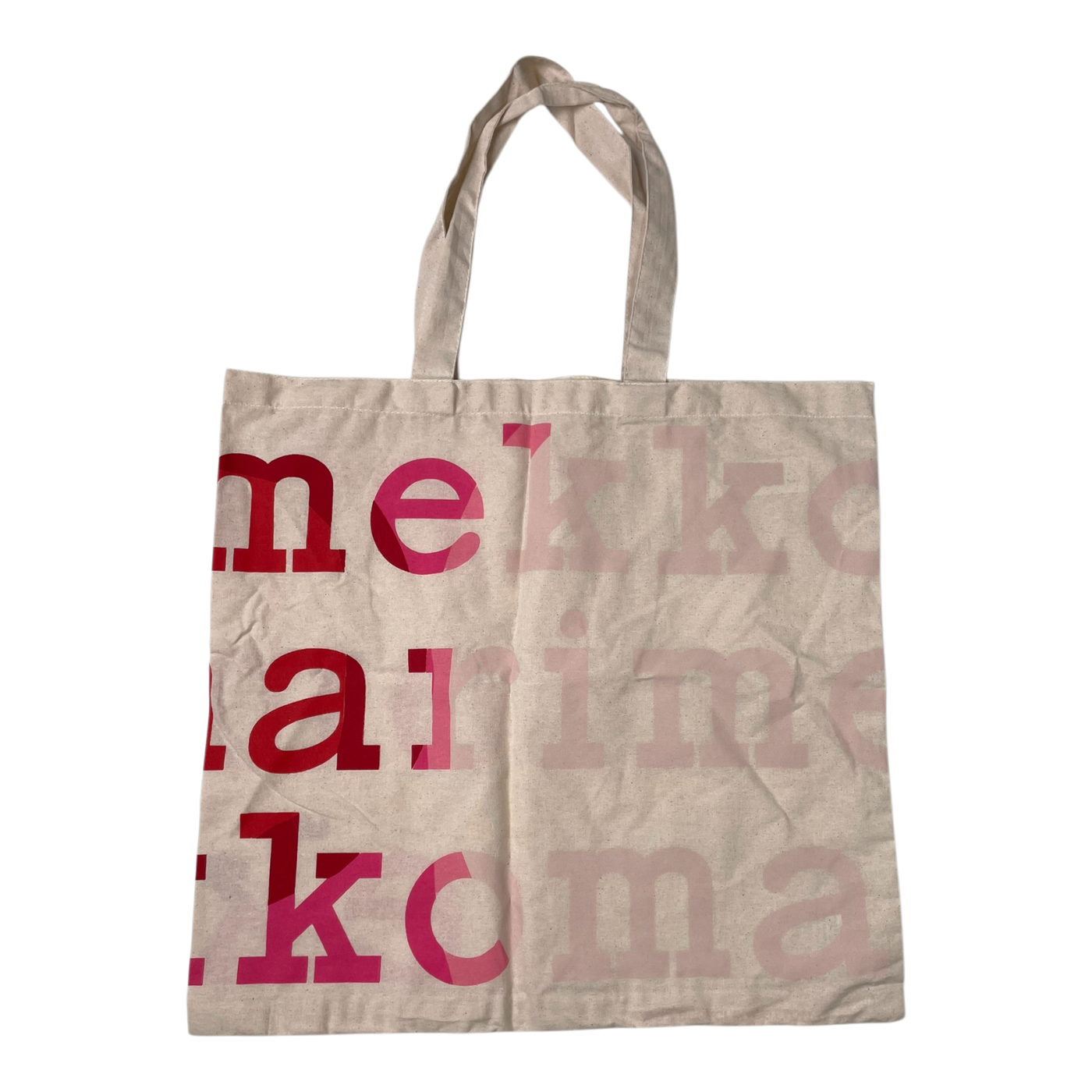 Marimekko logo bag, vanilla & pink | onesize