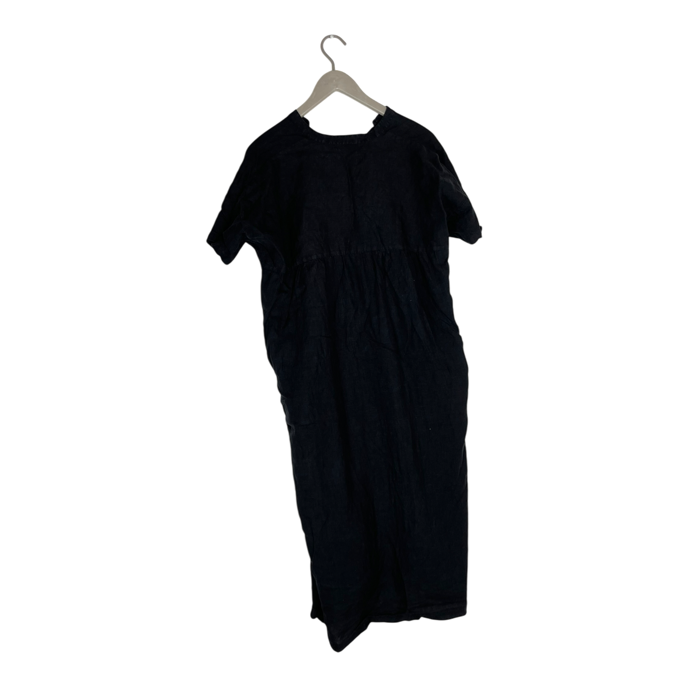 Aarre malla linen dress, black | woman M