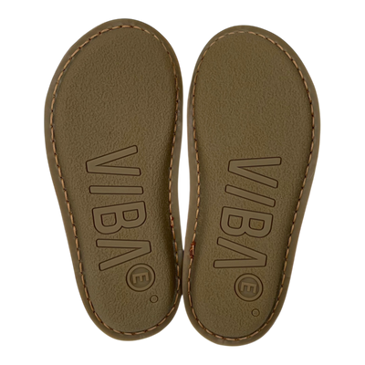 VIBAe Roma leather slippers, cognac brown | 36