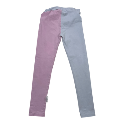 Gugguu block leggings, alice blue/pink | 110cm