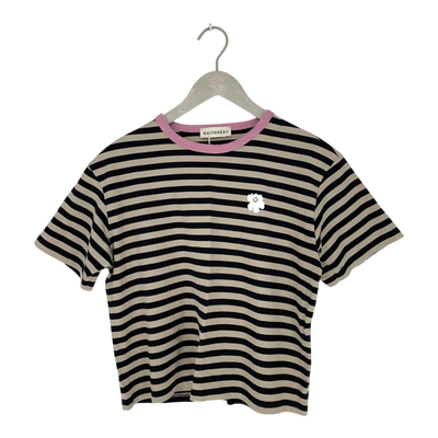 Marimekko oversized t-shirt, tasaraita unikko | woman XXS