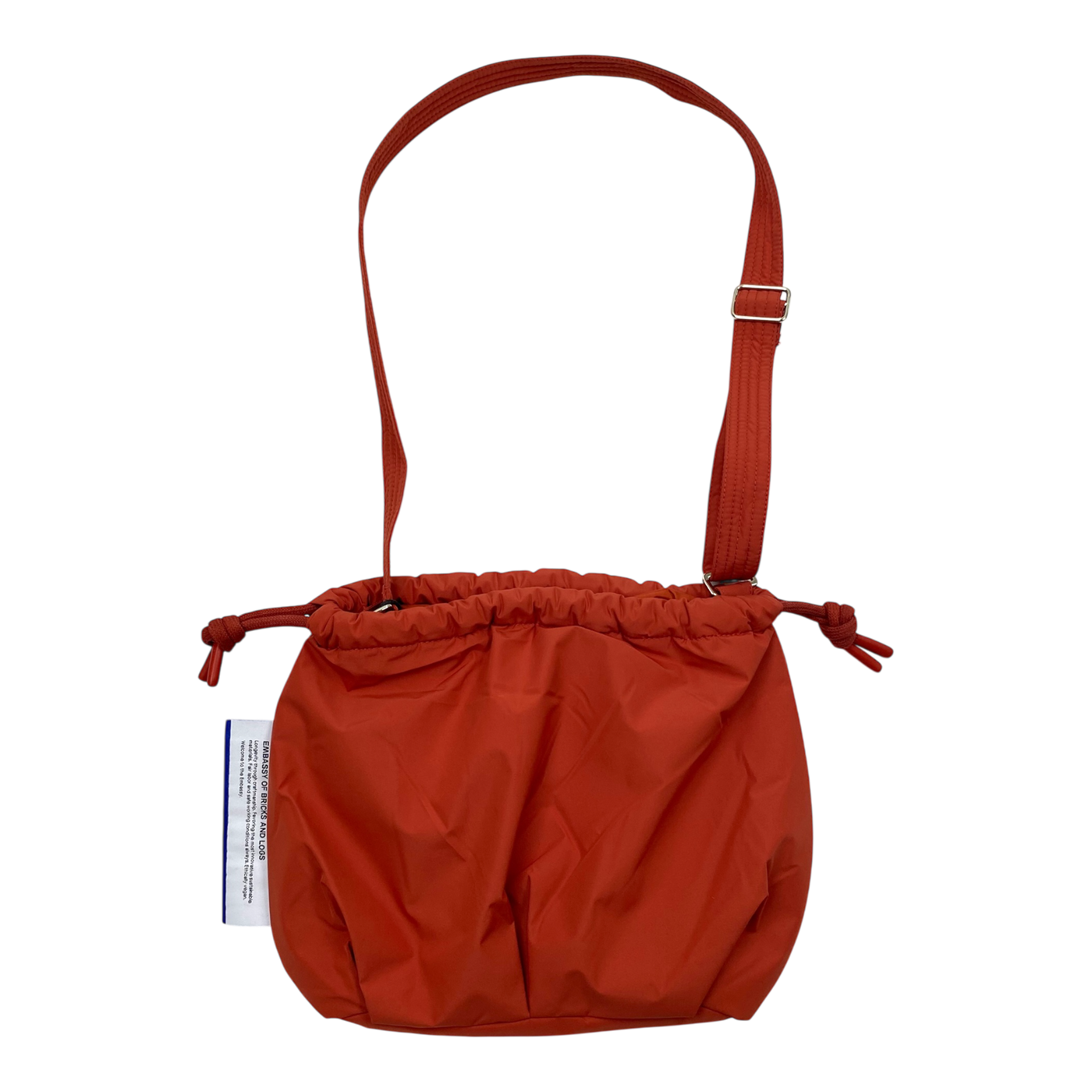 Embassy of Bricks and Logs tauna bag, burnt red | onesize