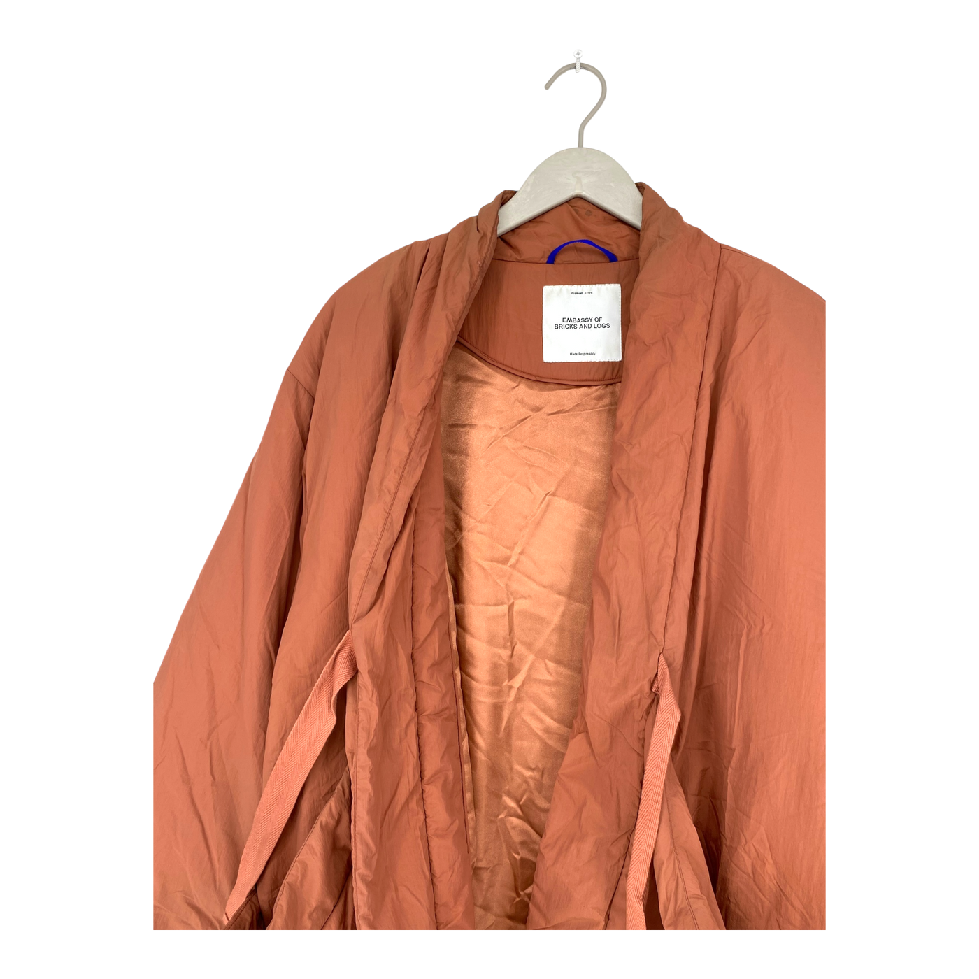 Embassy of Bricks and Logs oshawa jacket, terracotta | woman S