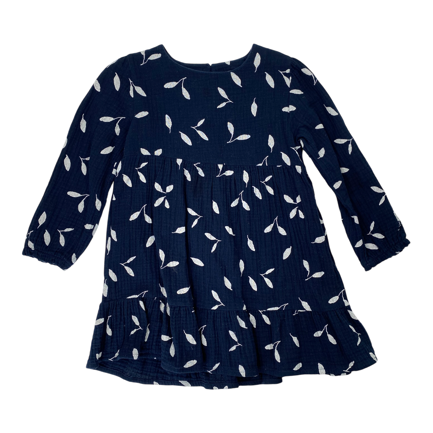 Kaiko muslin dress, indigo wind | 110/116cm