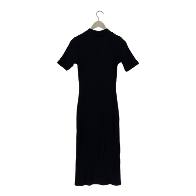 Toive rib t-shirt dress, black | woman L