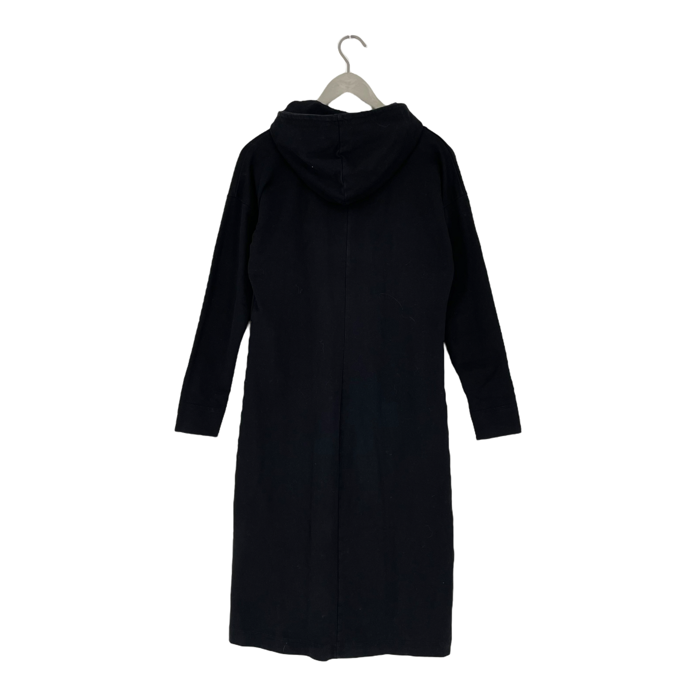 Omellinen Hoodie Kleid, schwarz | Frau XS