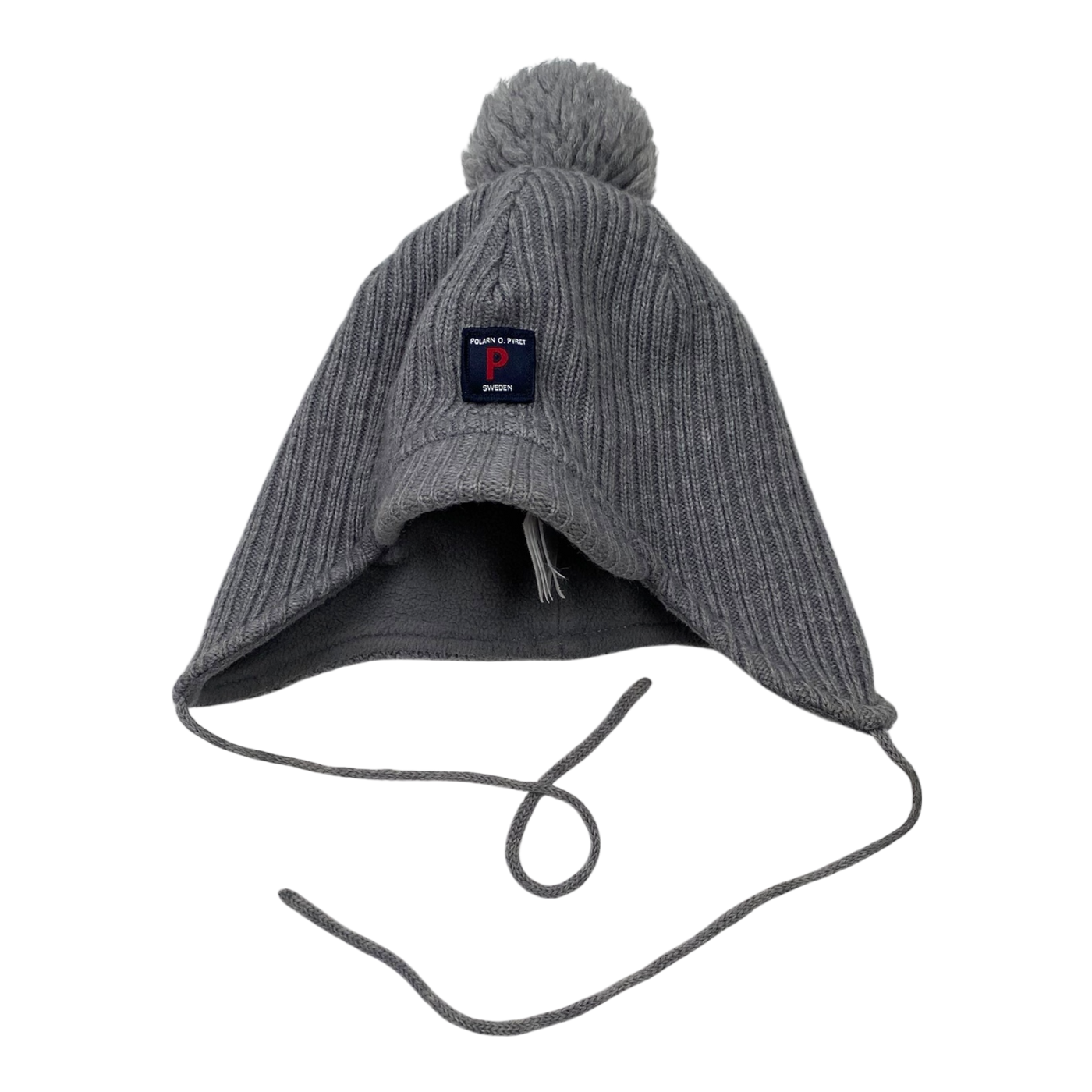 Polarn O. Pyret wool beanie, grey | 9m-2y