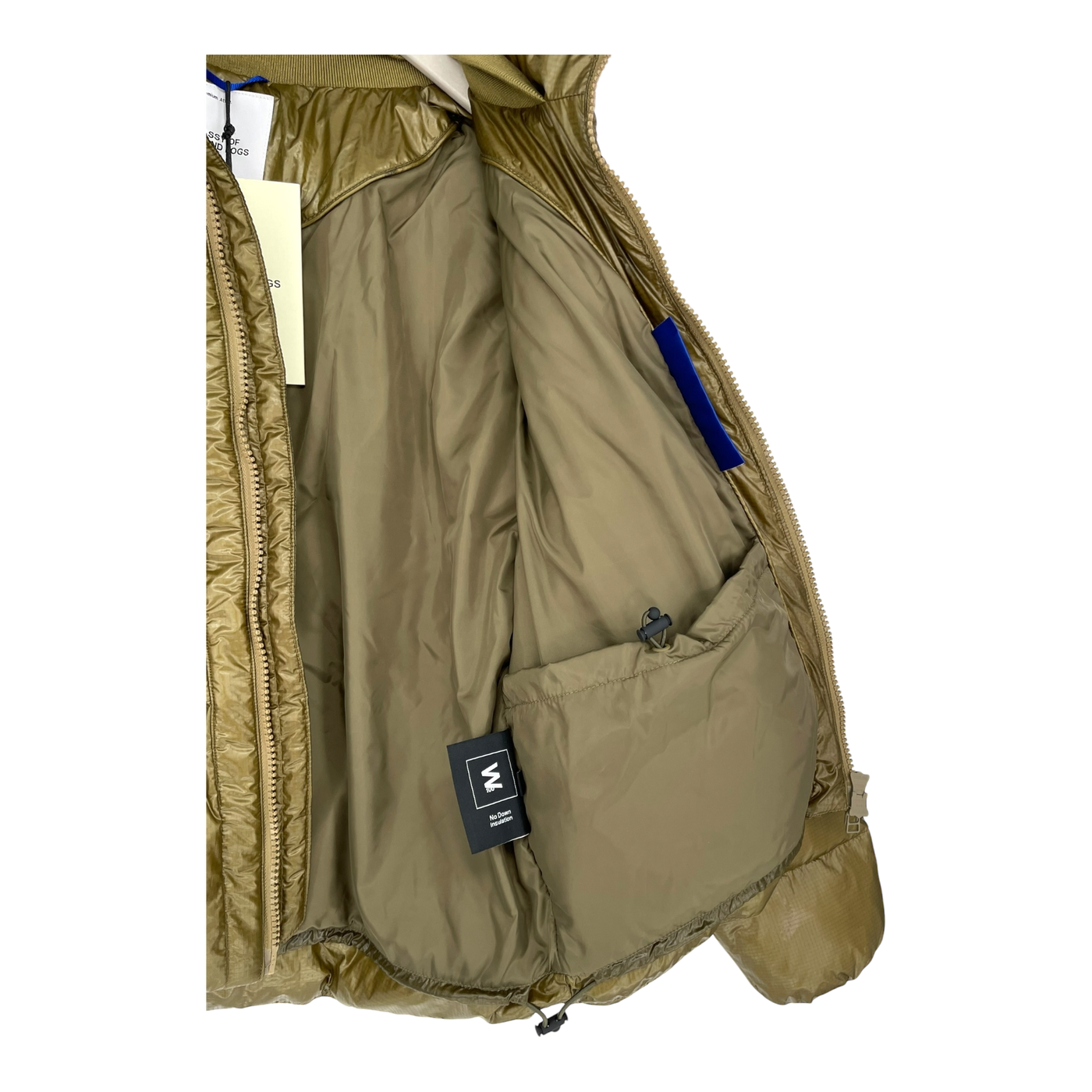 Embassy of Bricks and Logs lyon puffer jacket, shiny leaf green | unisex S