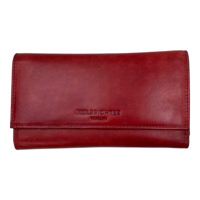 Holzrichter leather wallet, red