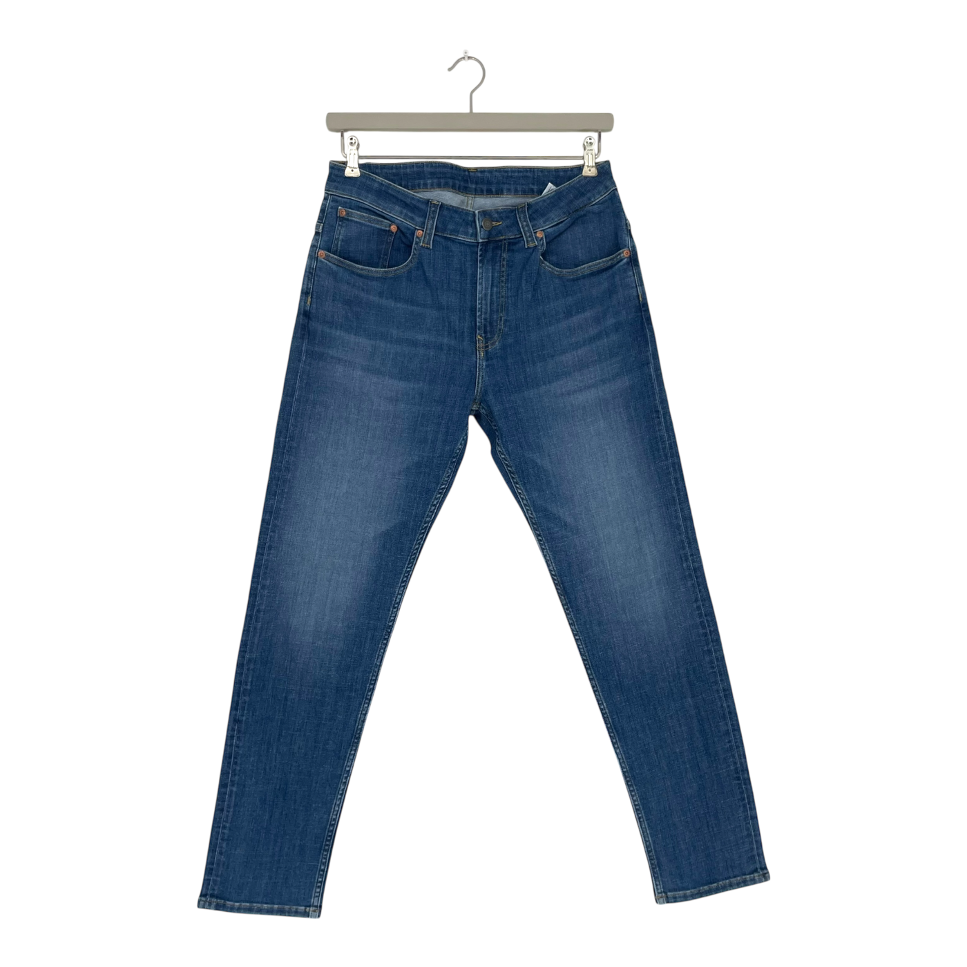 Mud Jeans Rick mid slim jeans, authentic indigo | man 32/32