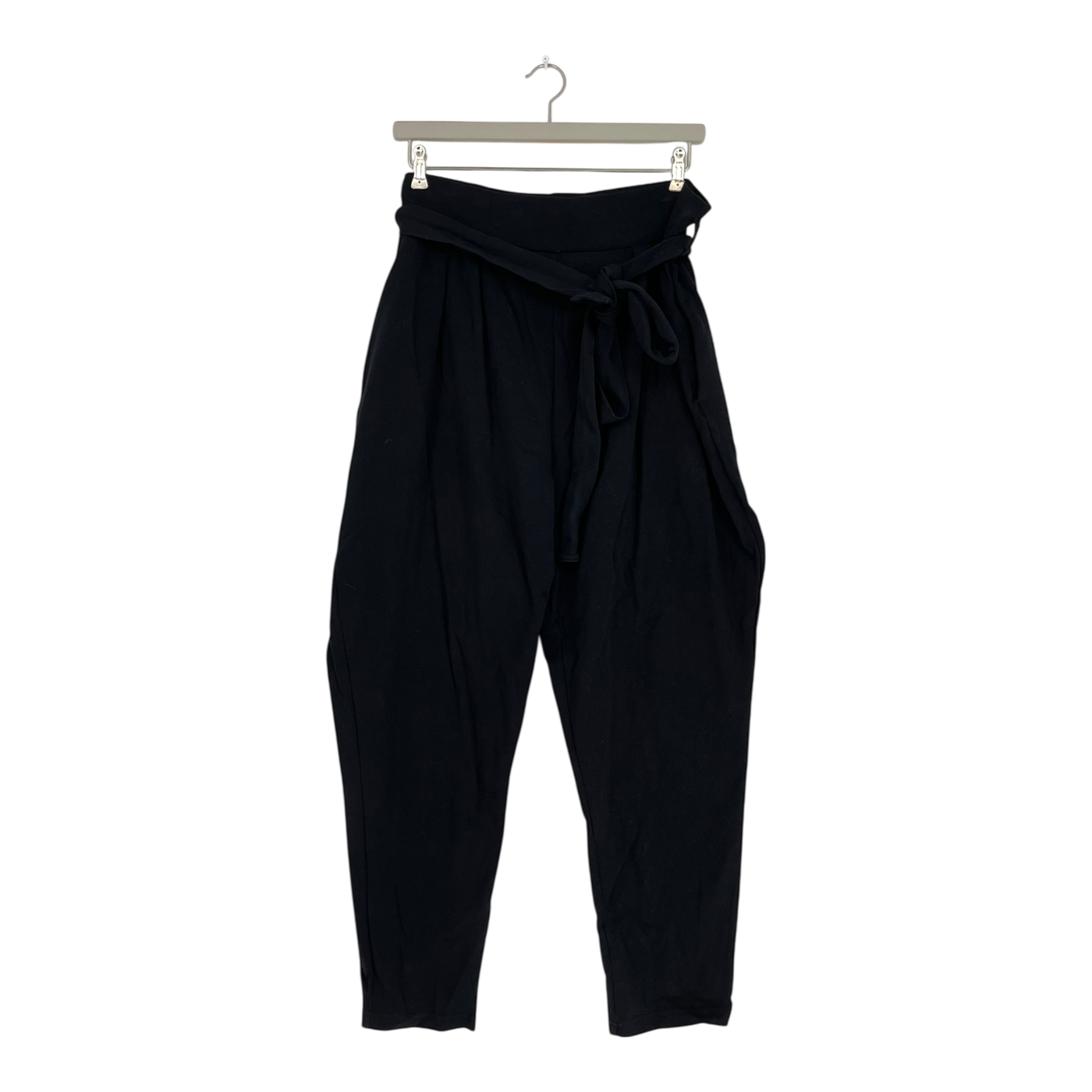 Riva Clothing mukava belted sweatpants, black | woman 3XL