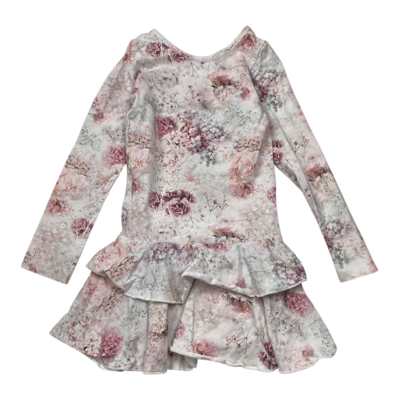 Gugguu frilla dress, flower | 98cm
