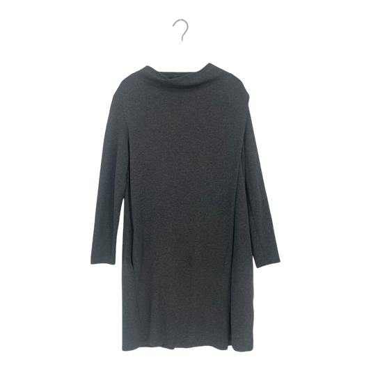 COS fine knit dress, grey | woman M