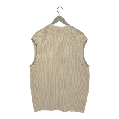 Samsøe Samsøe knitted vest, wheat | man M
