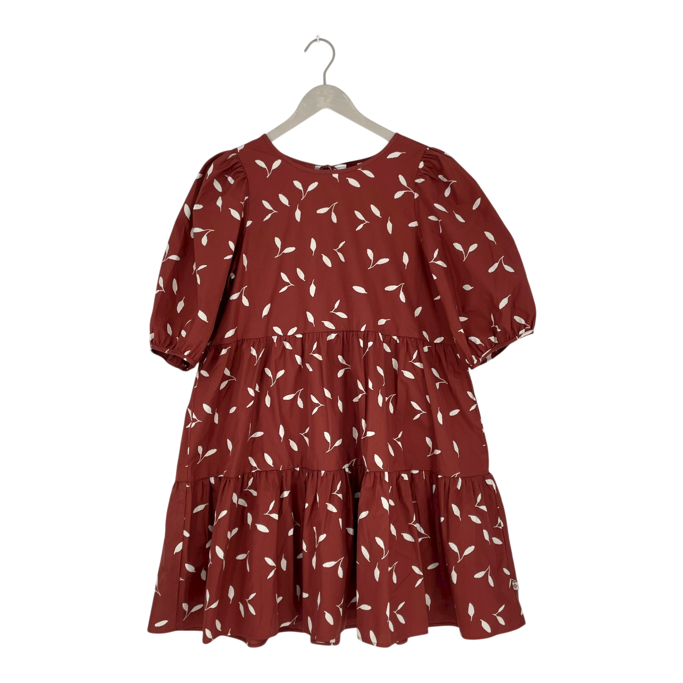 Kaiko tiered mini dress, mahogany wind | woman M