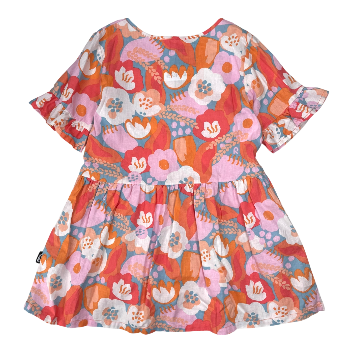 Reima mekkonen dress, flowers | 122/128cm
