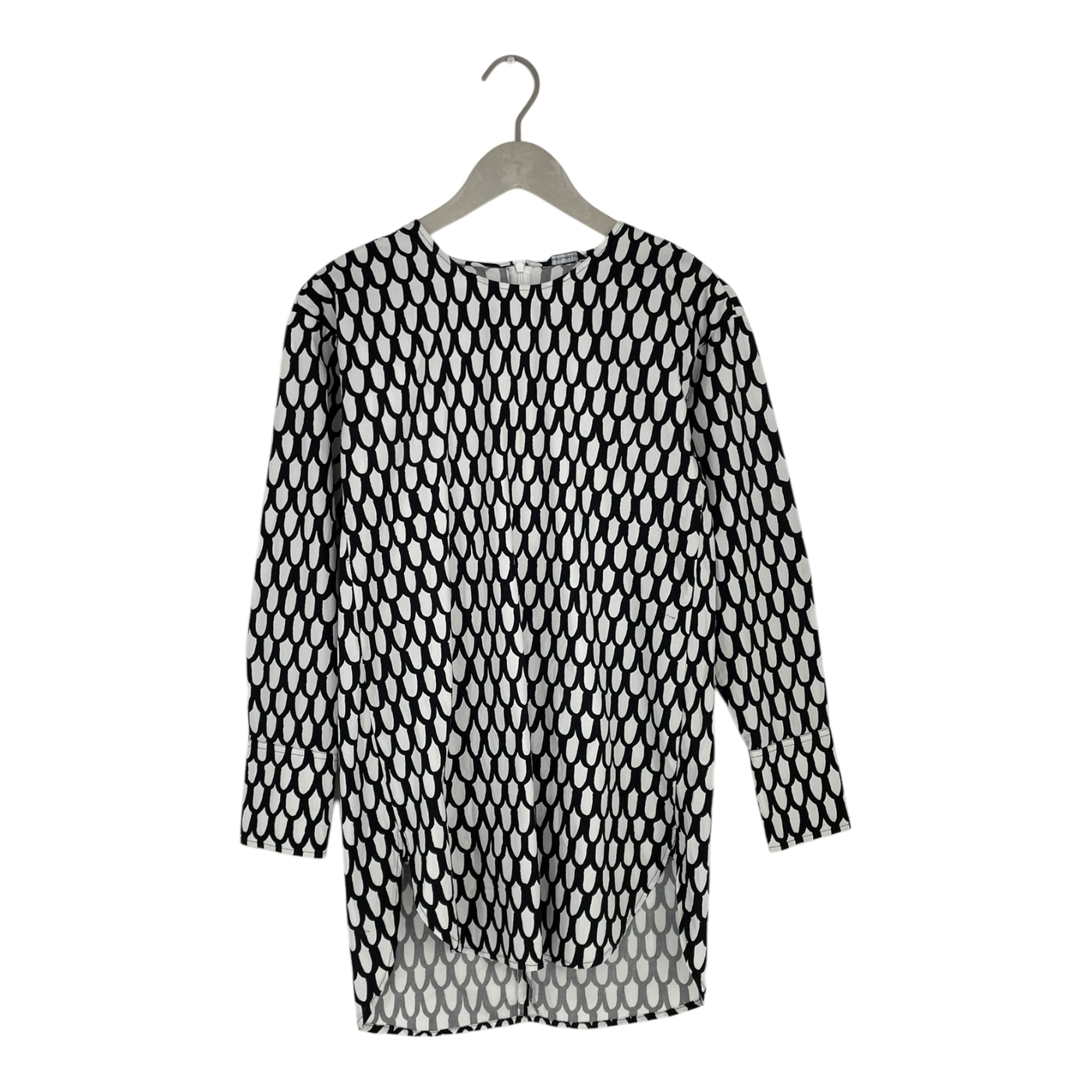 Marimekko siiri woven shirt, black & white | woman 34