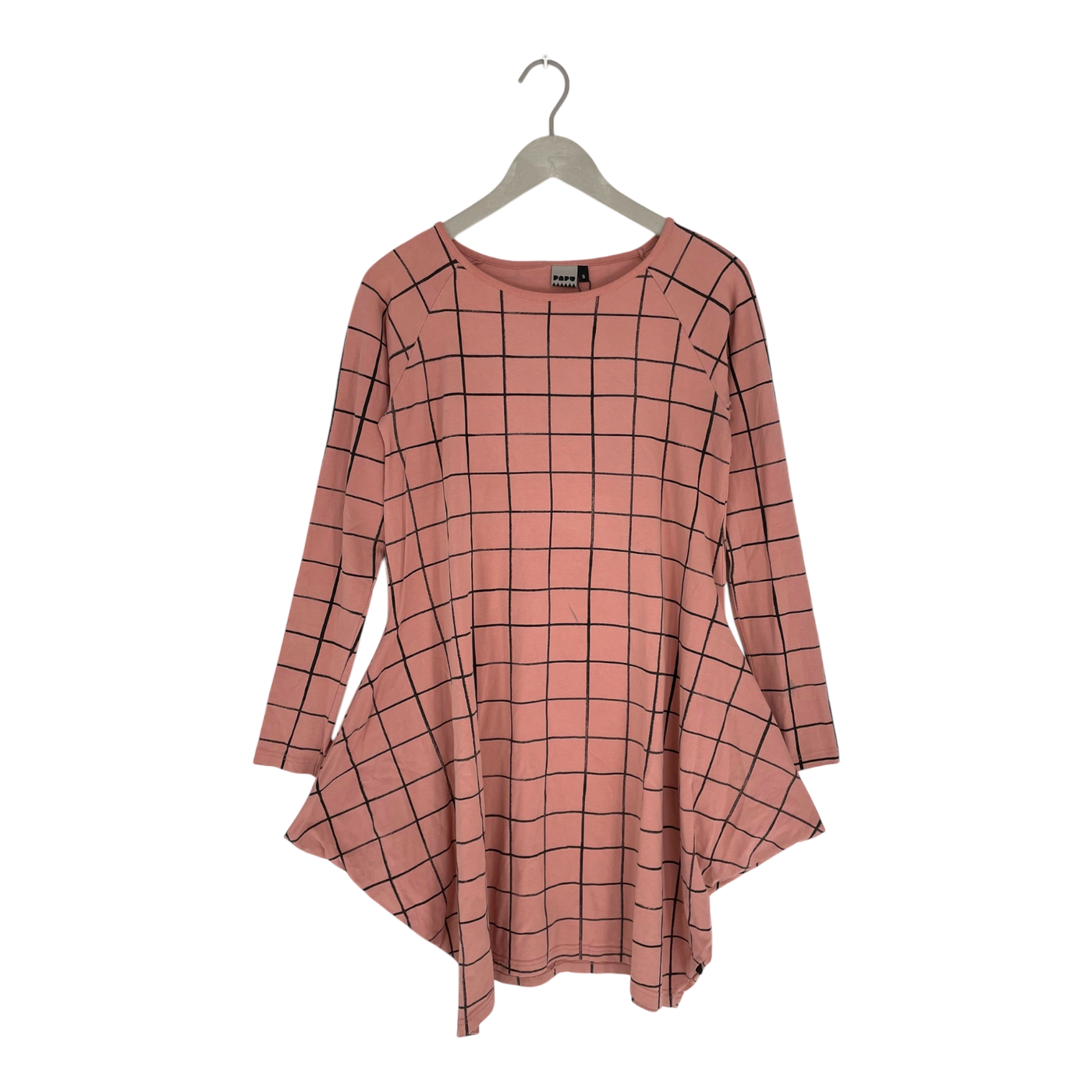 Papu kanto dress, pink squares | woman S