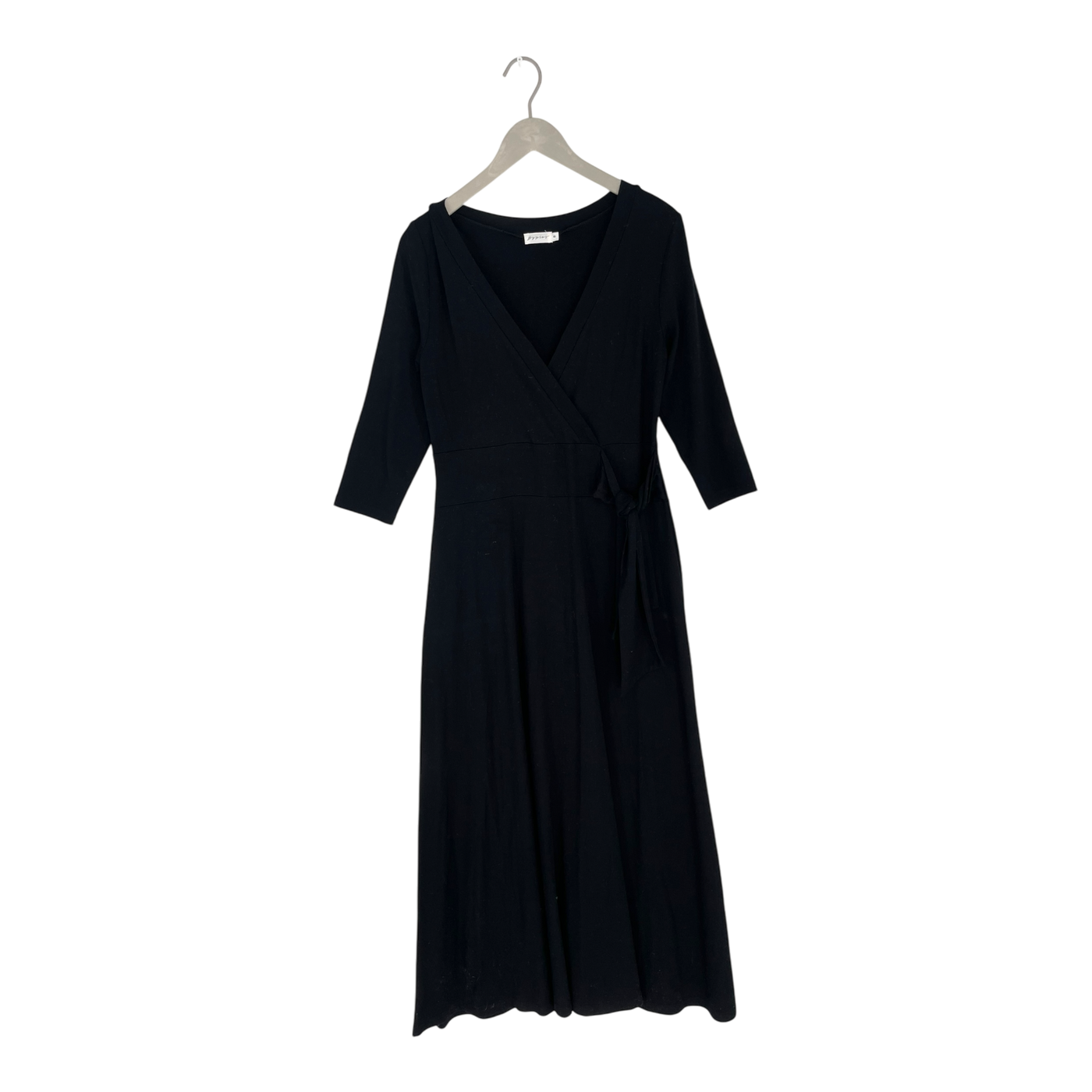 Bypias bamboo tricot knot dress, black | woman S