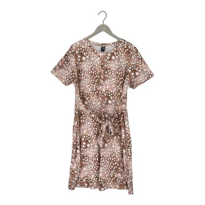 Kaiko t-shirt belted dress, copper bambi | woman XL