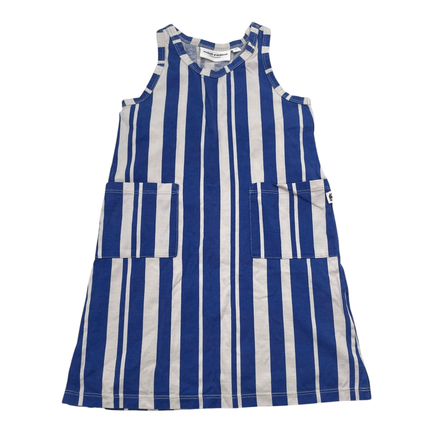 Mini Rodini sleevless dress, stripes | 92/98cm