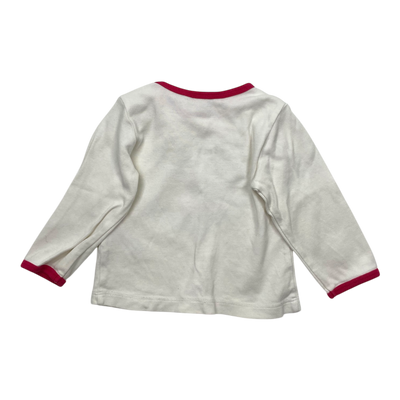 Marimekko tricot shirt, white | 74cm