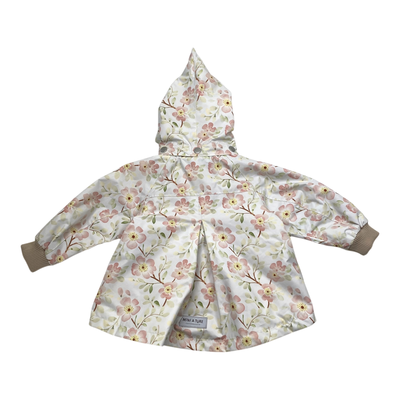Mini A Ture matwiami fleece lined spring jacket, flowers | 74cm