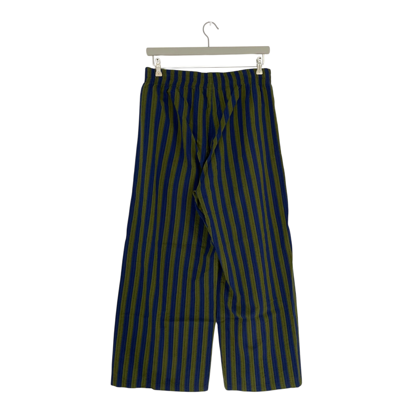 Mainio flowy trousers, hunter green/midnight blue | woman XL