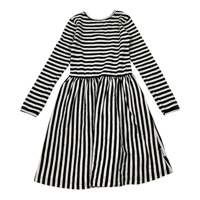 Metsola rib dress, stripes | 134/140cm