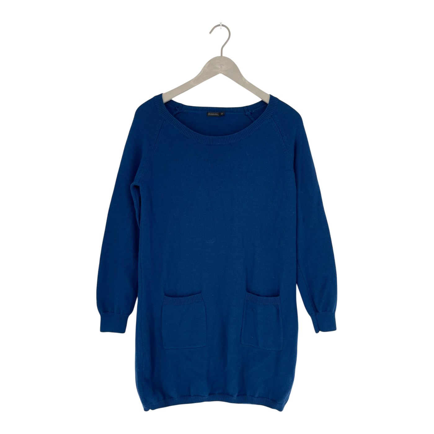 R-Collection merino knit tunic, blue | woman S