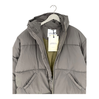 Embassy of Bricks and Logs elphin puffer jacket, brown | unisex XXS