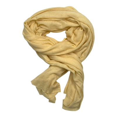 Kaiko cashmere scarf, light yellow | woman onesize