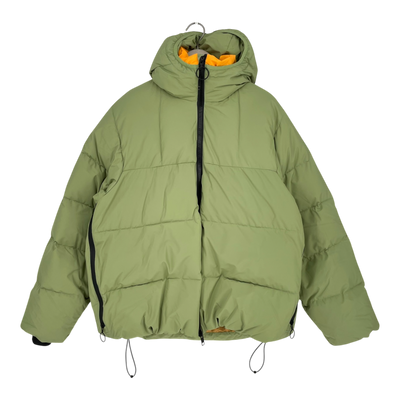 Embassy of Bricks and Logs wynot puffer jacket, moss | unisex L