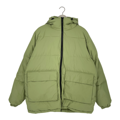 Embassy of Bricks and Logs rawdon puffer jacket, moss | unisex L
