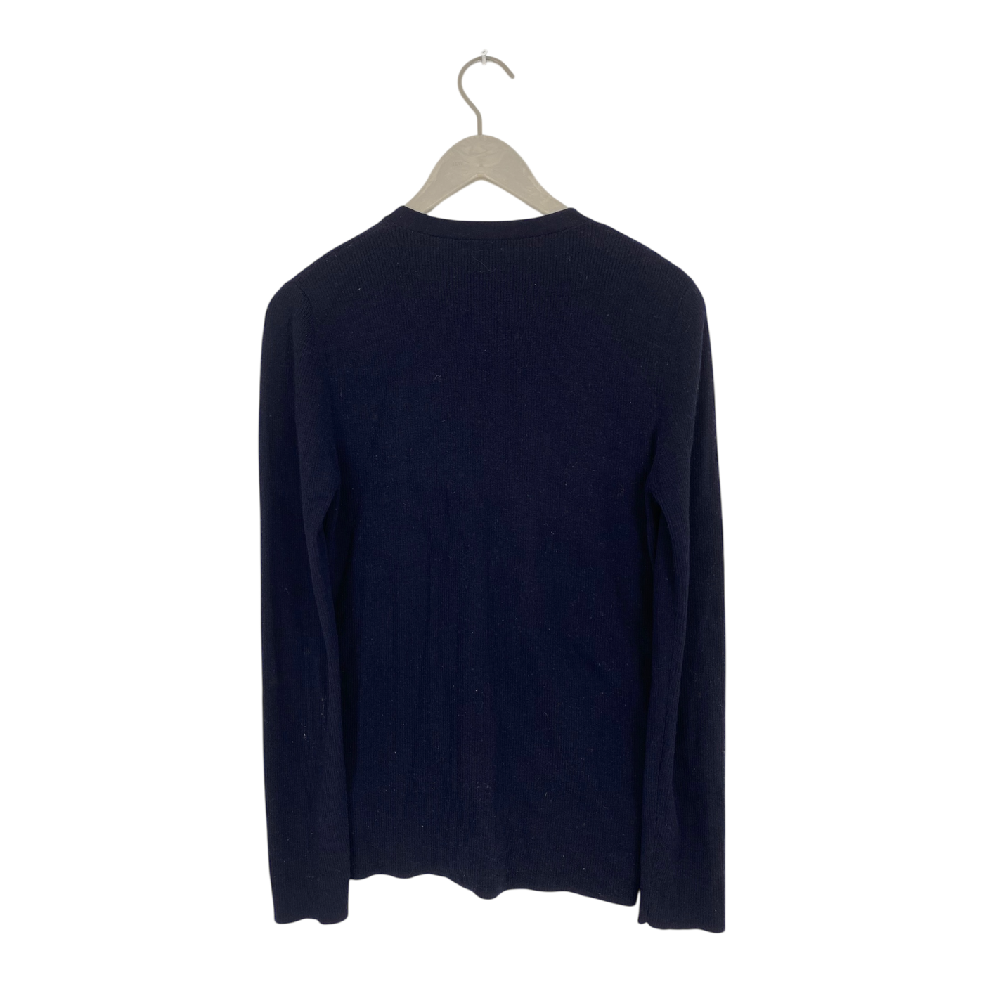 COS wool knit cardigan, dark blue | woman L