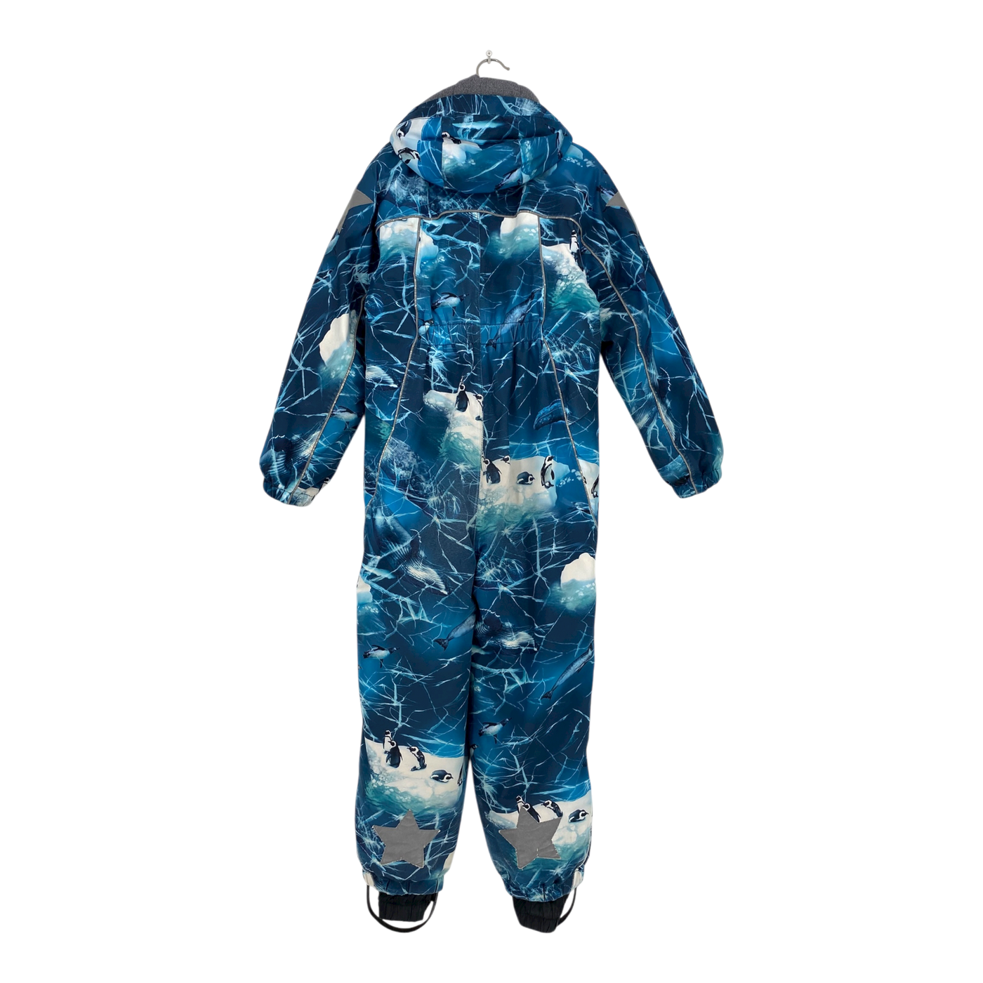 Molo polaris fur winter overall, blue | 128cm
