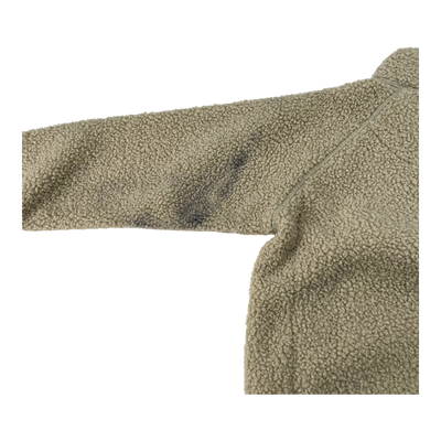 Mini A Ture matcedric teddy zip jacket, beige | 104cm