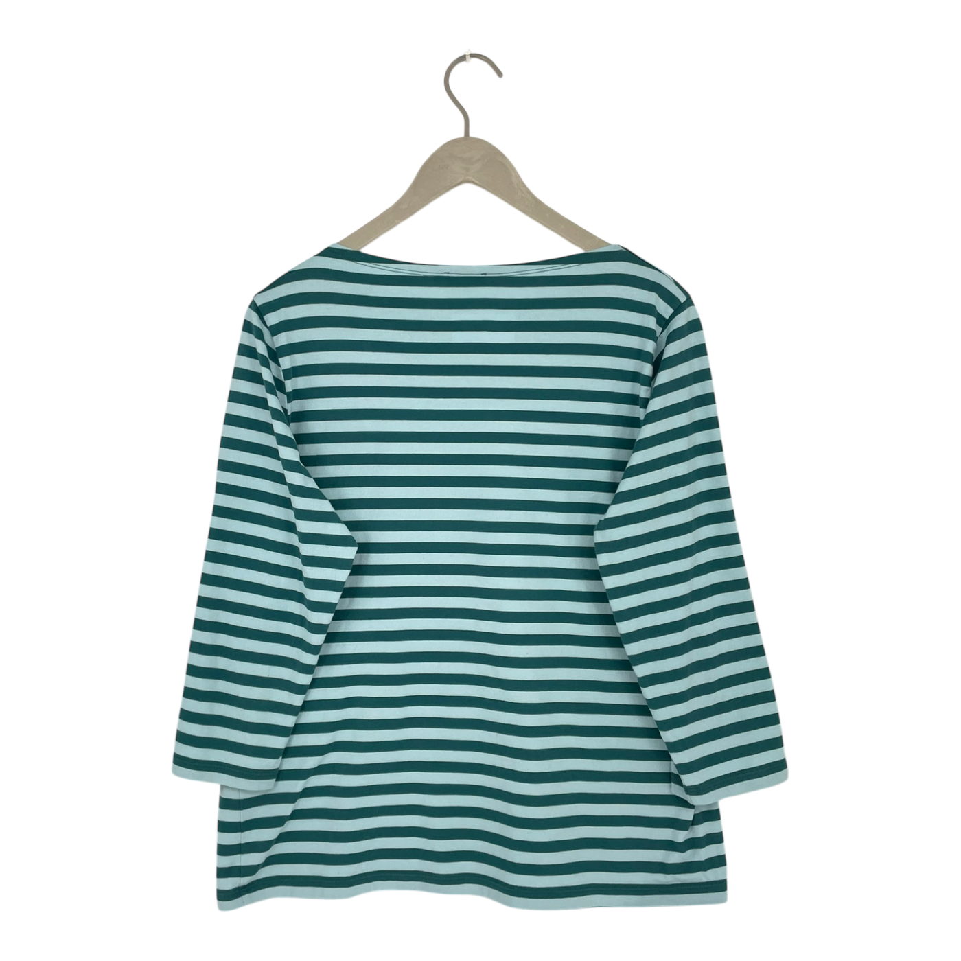 Marimekko ilma stripe shirt, green and blue | woman XL