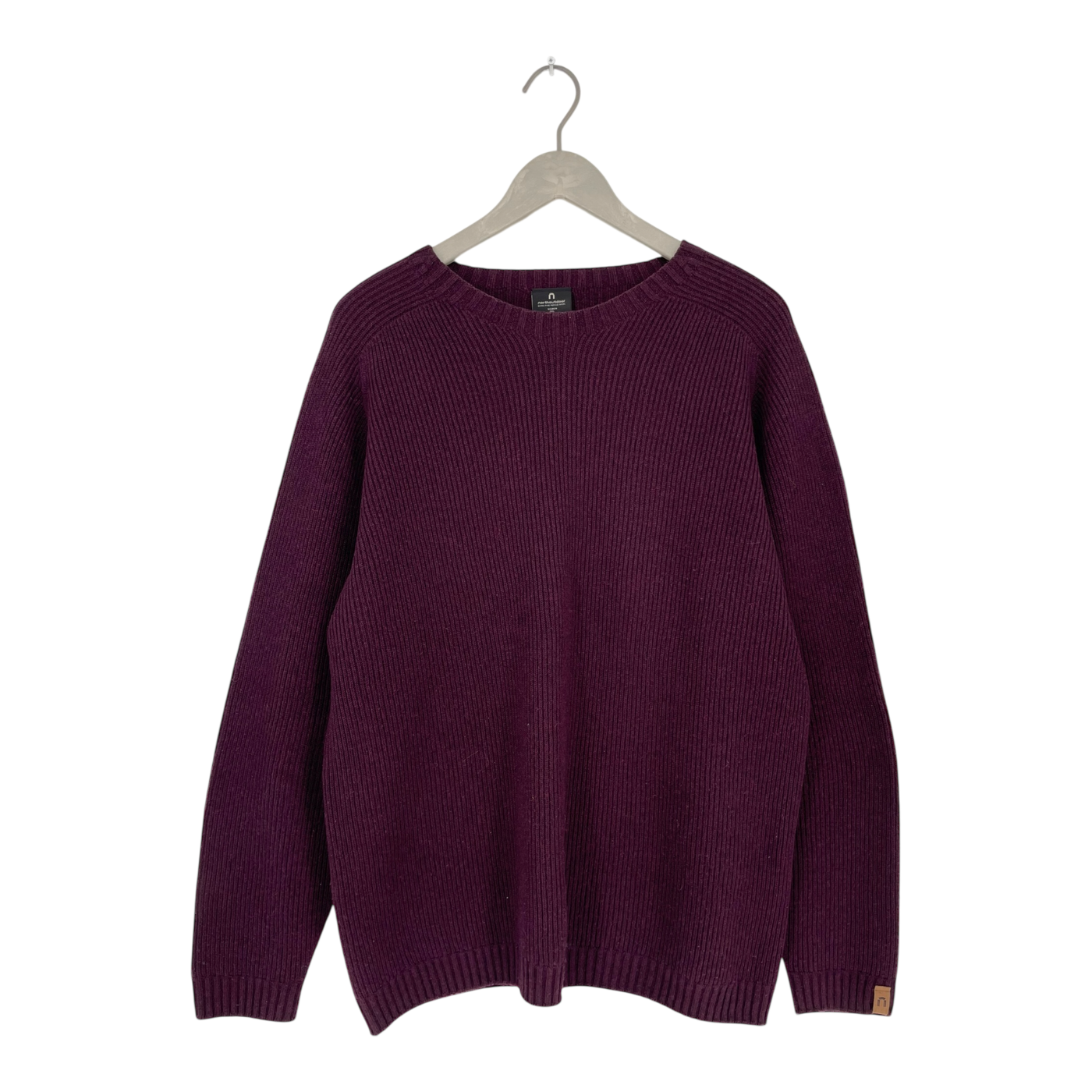 North Outdoor merino sweater, burgundy | woman 2XL