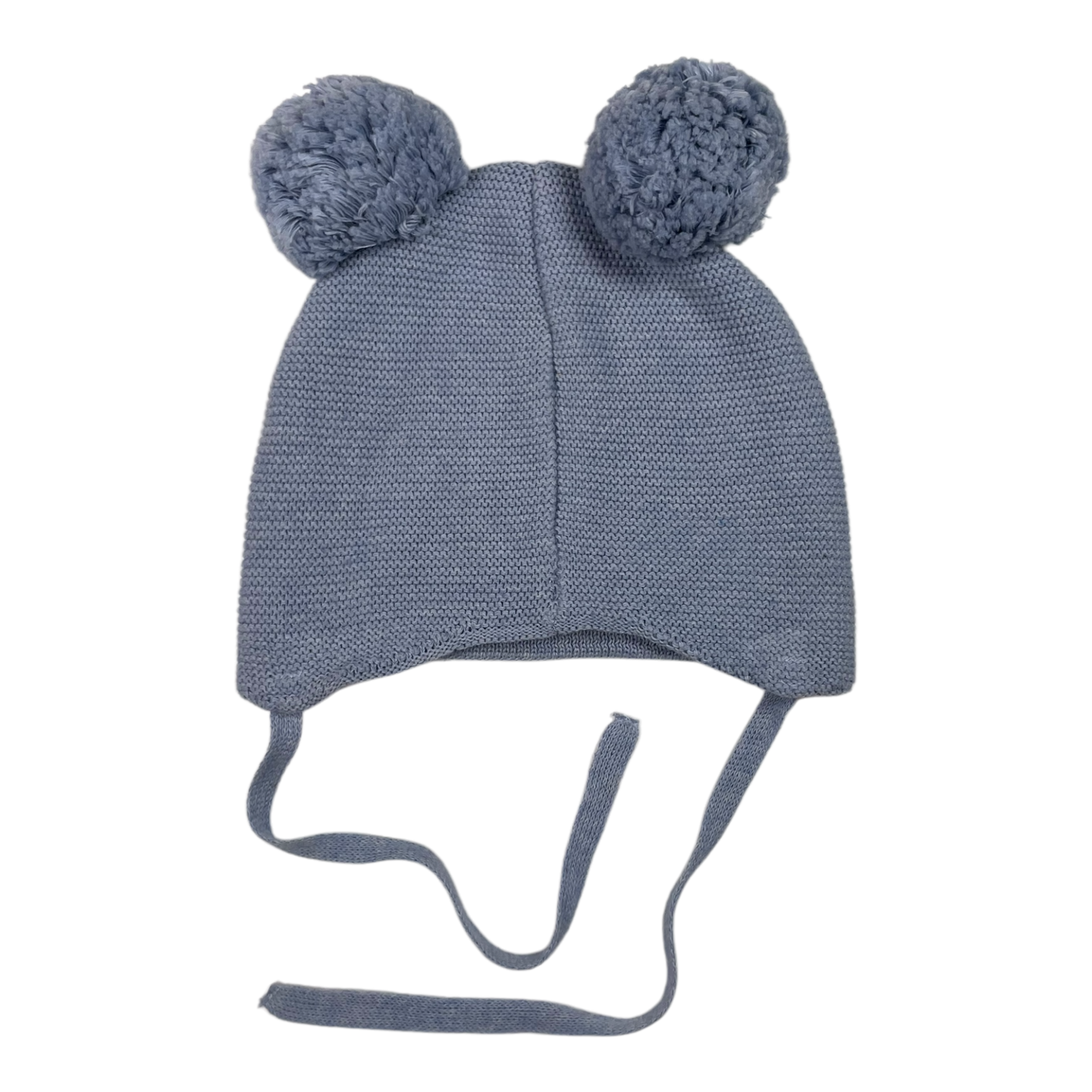 Metsola knitted cotton beanie, baby blue | 3-4y