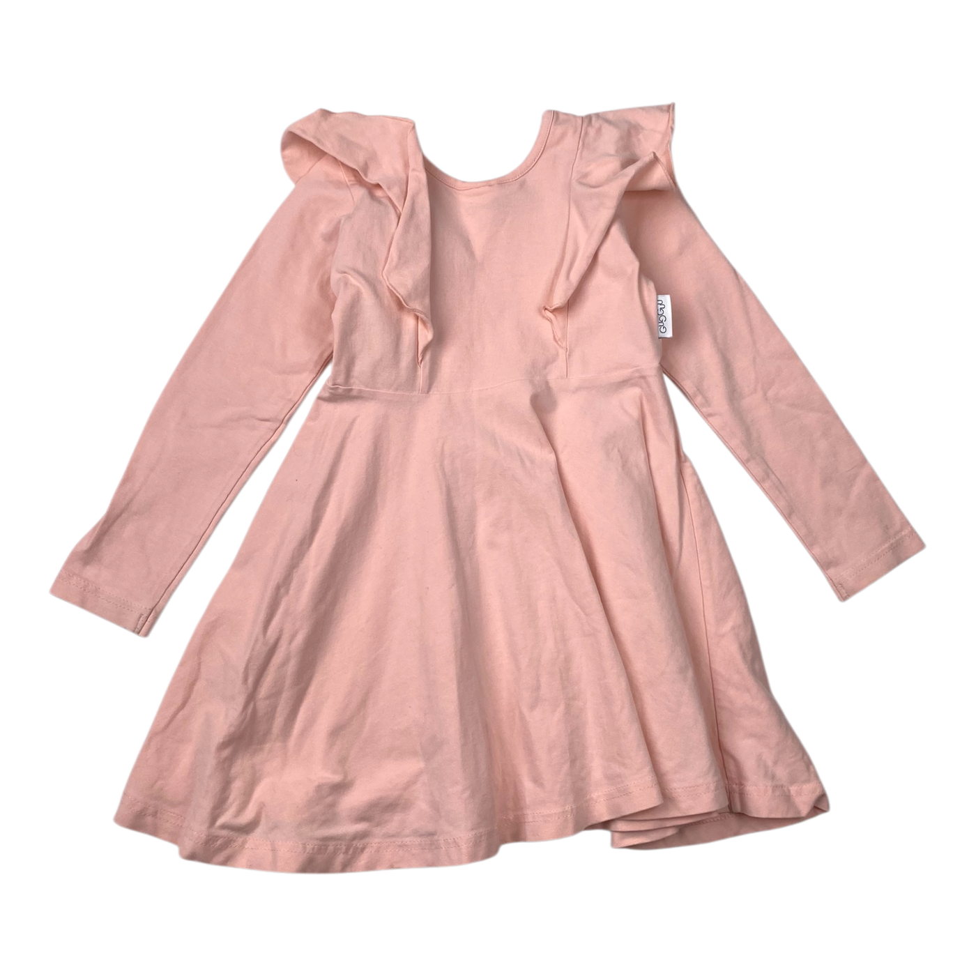 Gugguu frilla dress, pink | 98cm