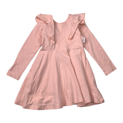 Gugguu frilla dress, pink | 98cm