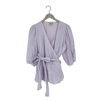 Kaiko muslin wrap blouse, mauve | woman S